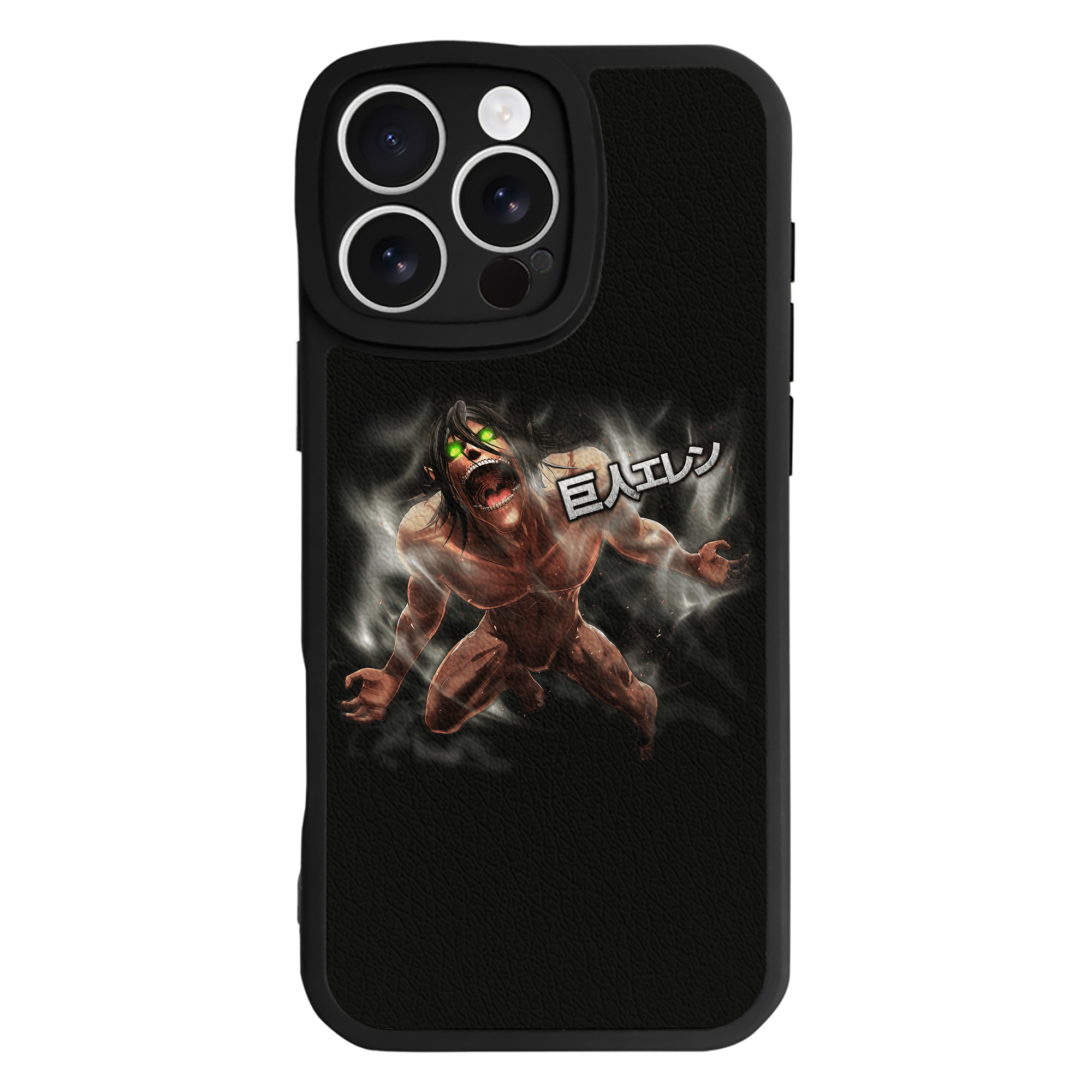 （画像用） 進撃の巨人 Attack on Titan 【iPhone 16シリーズ対応】シリコンスマホケース（レザー調） 材質：シリコン